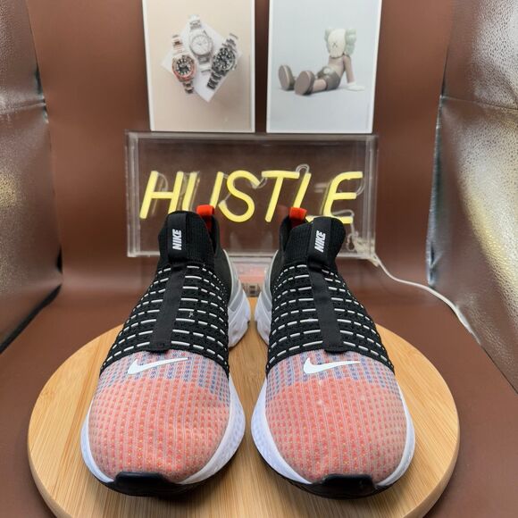 Nike React Phantom Run Flyknit 2 Black Team Orange Men's 10.5 - Picture 7 of 10